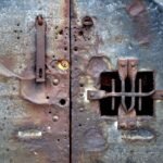 door, lock, old, bolt, rusty, oxide, texture, veneer, grating, lock, lock, lock, lock, lock